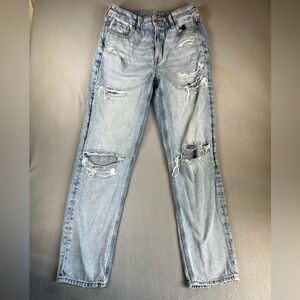 American Eagle Outfitters Light Blue Straight Jeans